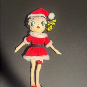 Santa betty boop plush
